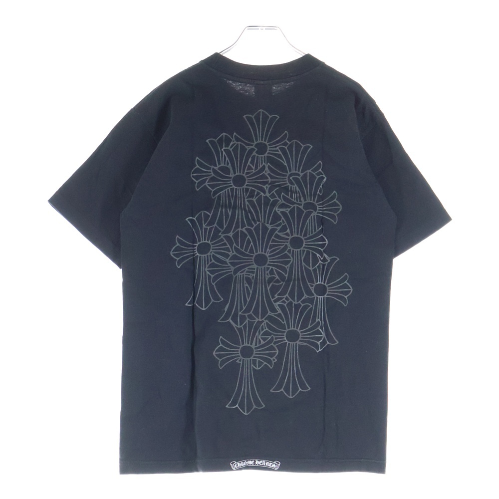 OLD ヴァインダガー/セメタリー プリントロゴ ポケット半袖Tシャツ カットソー ブラック Bランク