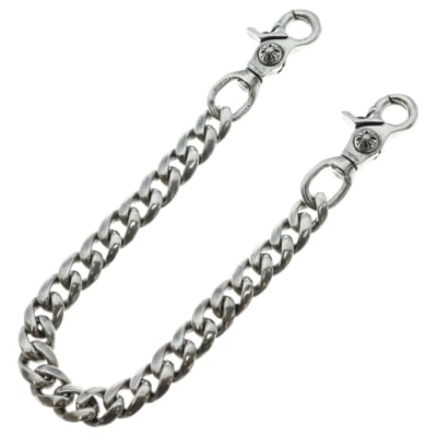CLASSIC SHORT-T/ 2クリップショートクラシック ウォレットチェーン シルバー BCA068 Bランク