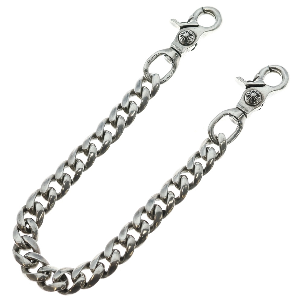 CLASSIC SHORT-T/ 2クリップショートクラシック ウォレットチェーン シルバー BCA068 Bランク