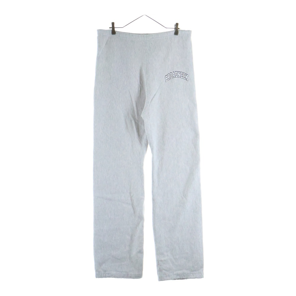 90s BROADNECK Reverse Weave リバースウィーブ スウェットパンツ グレー Bランク
