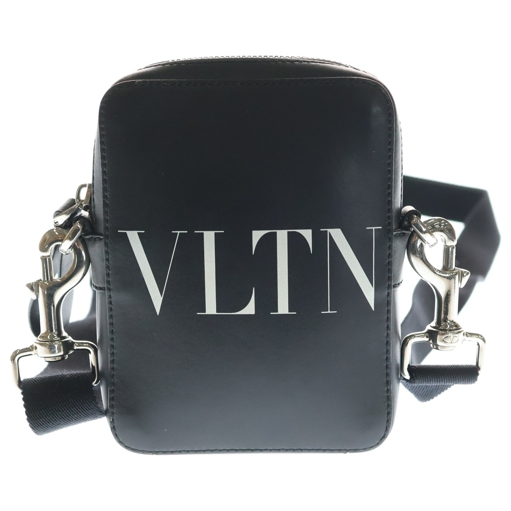 Garavani VLTN Leather Crossbody Bag 5Y2B0943 WJW ロゴ レザーショルダーバッグ ブラック Bランク