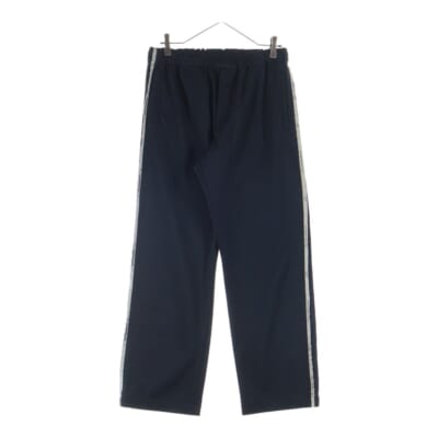 00SS ×KAWS カウズ ストライプトラックパンツ ブラック K214 Bランク