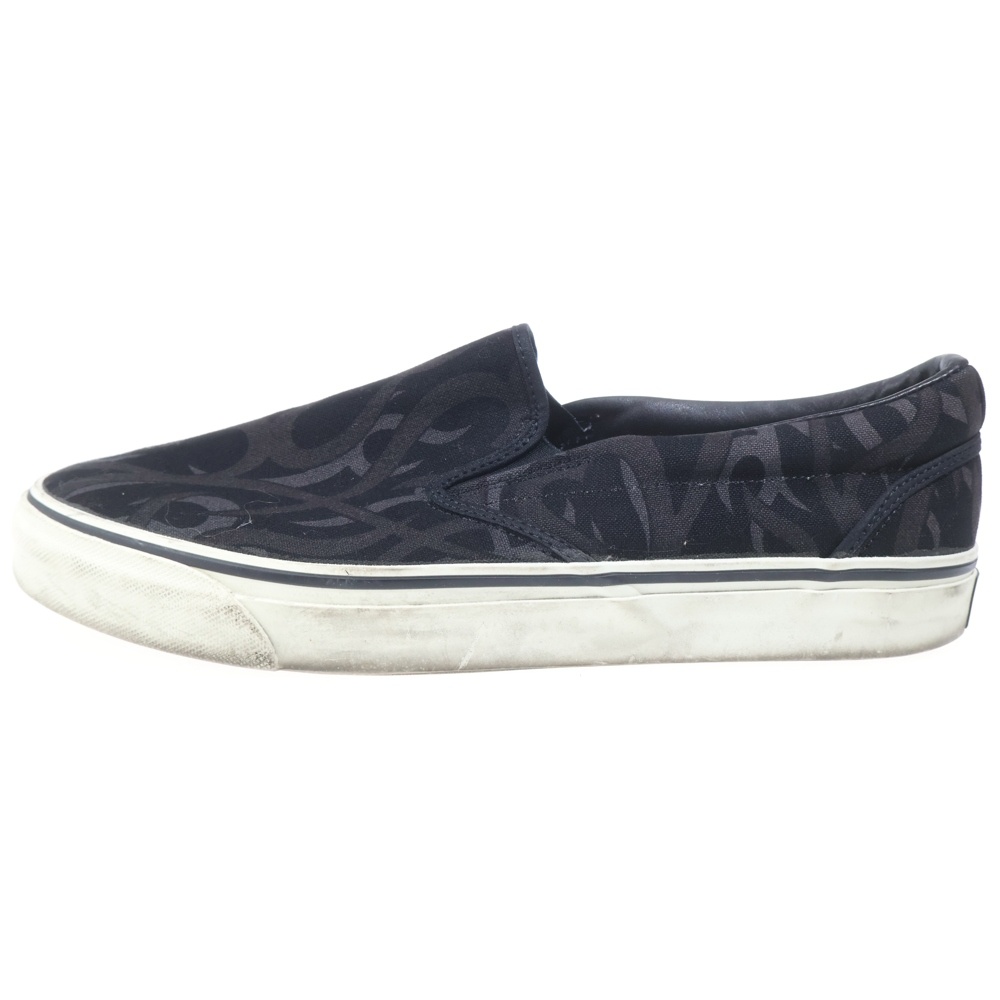 Heart Tribal Slip-on GIVE期 ハートトライバルスリッポン ローカットスニーカー シューズ ブラック Bランク