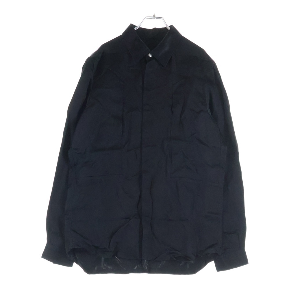 FOGPOCKET OUTERSHIRT 長袖シャツ キュプラ ブラック RU02E1237-HSCH Bランク