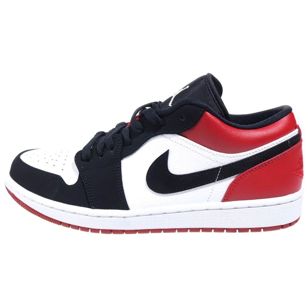Air Jordan 1 Low Black Toe 553558-116 エアジョーダン1 ブラックトゥ ローカットスニーカー レッド US9.5/27.5cm Sランク