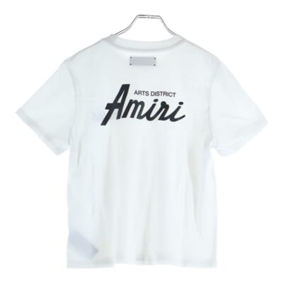 25SS CITY TEE 両面ロゴプリント クルーネック半袖Tシャツカットソー ホワイト レディース Aランク