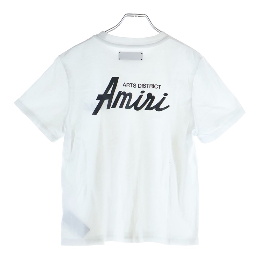 25SS CITY TEE 両面ロゴプリント クルーネック半袖Tシャツカットソー ホワイト レディース Aランク