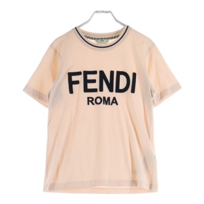 Front Logo Patch T-shirt FS7254 AFLW フロントロゴパッチ クルーネック半袖Tシャツカットソー ピンク レディース Aランク