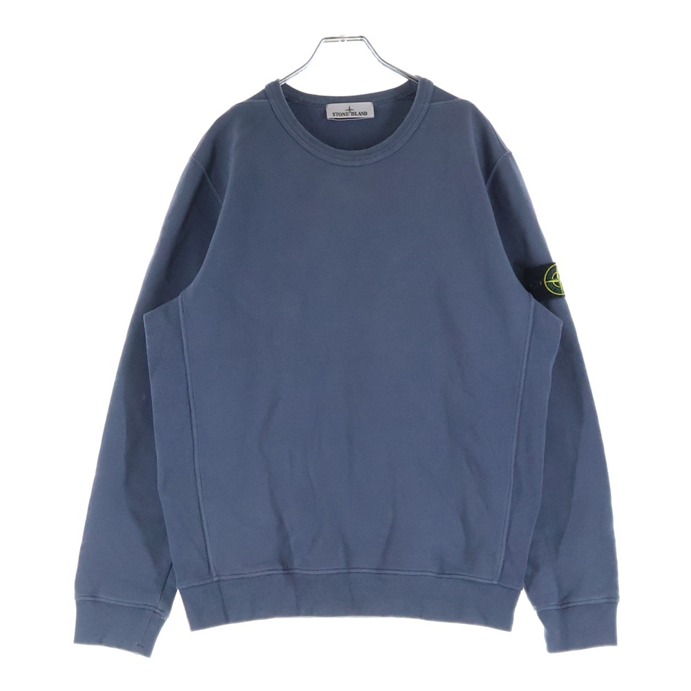 CREW NECK SWEATSHIRT ロゴワッペン クルーネックスウェットトレーナー ブルー 811562420 Bランク