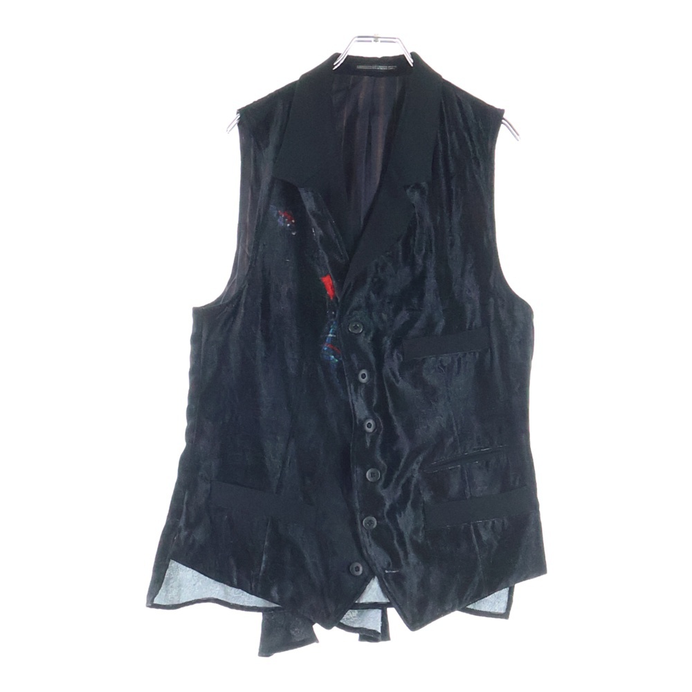 20SS ベルベット ベスト ブラック HN-V02-814 Bランク