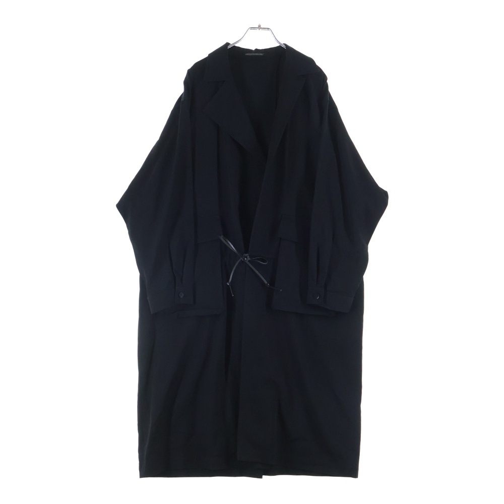 ヨウジヤマモトプールオム 15AW 製品染め3Bジャケット-2 ヨウジヤマモト プールオム 15AW Y-SHORT JACKET Yショートジャケット