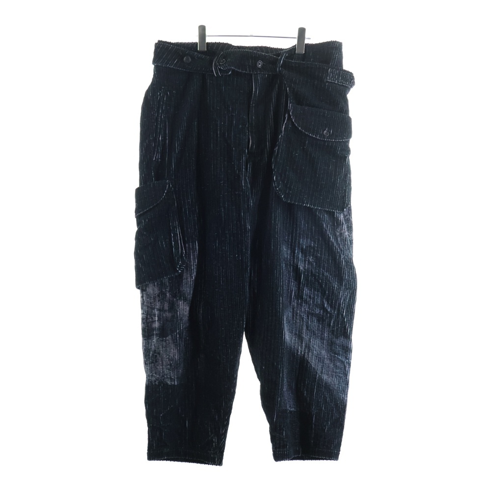 ヨウジヤマモト プールオム 14AW フロントジップ ウールサルエルパンツ
