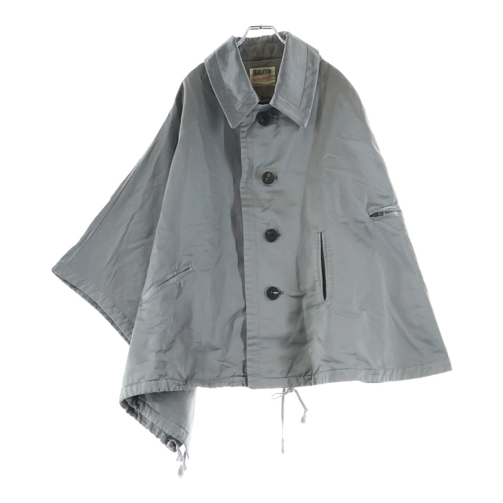 Cape Poncho Jacket アシンメトリー ポンチョ グレー FV-J51-007 Bランク