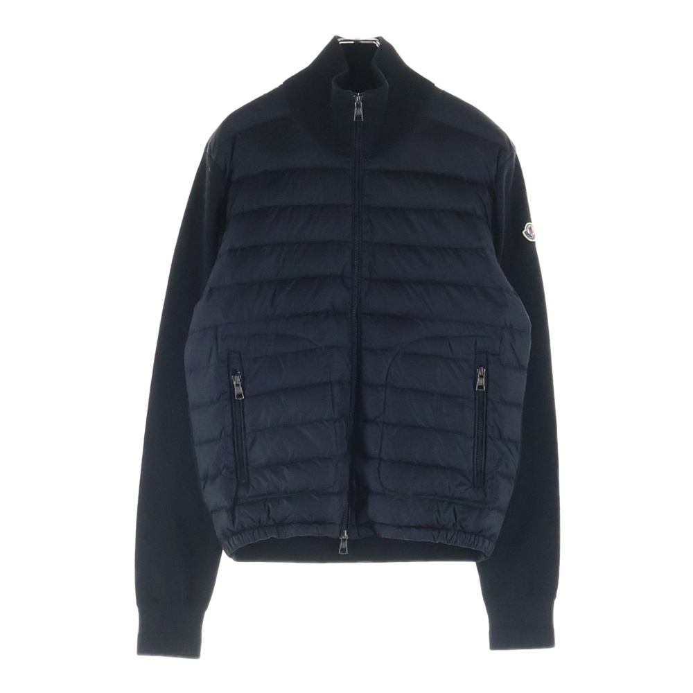 17AW MAGLIONE TRICOT CARDIGAN C20919412700 マグリオン ニット切替ジップアップダウンジャケット ブラック Aランク