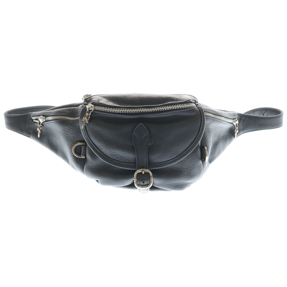 #1 SNAT PACK スナットパック ダガージップ ガンスリンガーベルト レザーウエストバッグ ブラック BCA378 Bランク