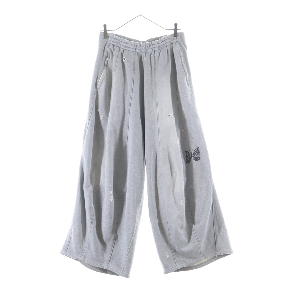 デコンストラクテッドH.D. フロントロゴ刺繍スウェットパンツ グレー RW337 Aランク