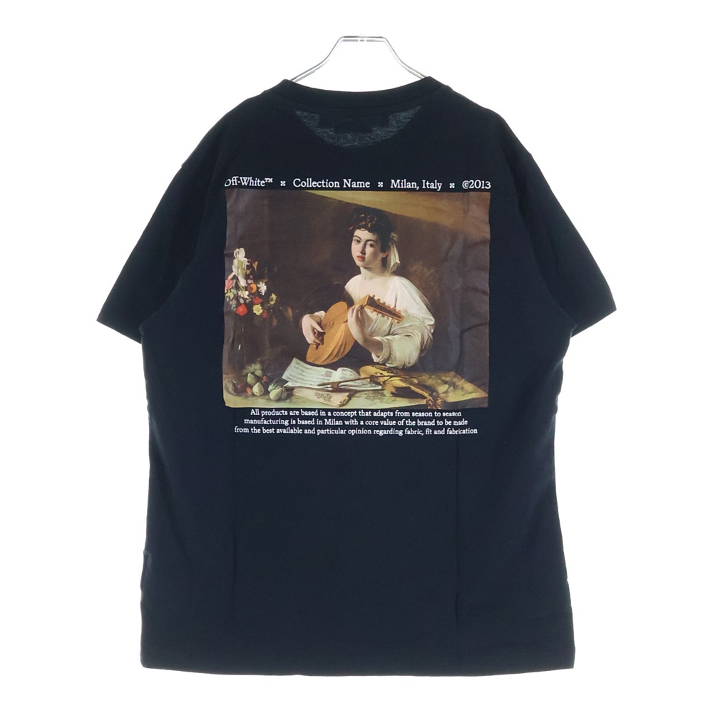 22AW Caravaggio Lute Short Sleeve T クルーネック 半袖シャツ カットソー ブラック OMAA027S22JER001 Aランク