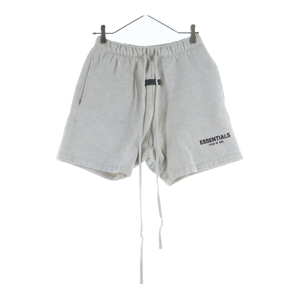 フロントロゴ スウェットハーフパンツ ショーツ ホワイト Bランク