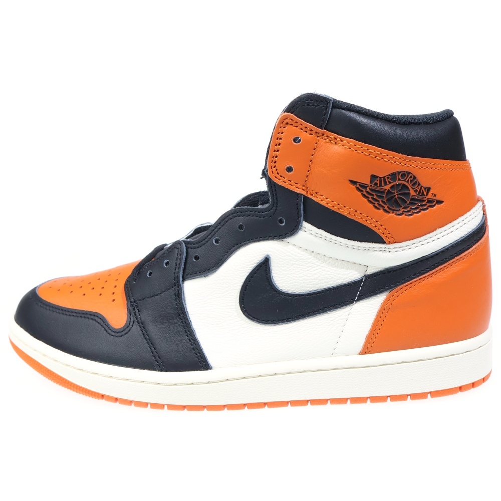 AIR JORDAN 1 RETRO HIGH OG Shattered Backboard エアジョーダン1 レトロ シャッタードバックボード ハイカットスニーカー オレンジ US10.5/28.5cm DZ5485-008 Sランク
