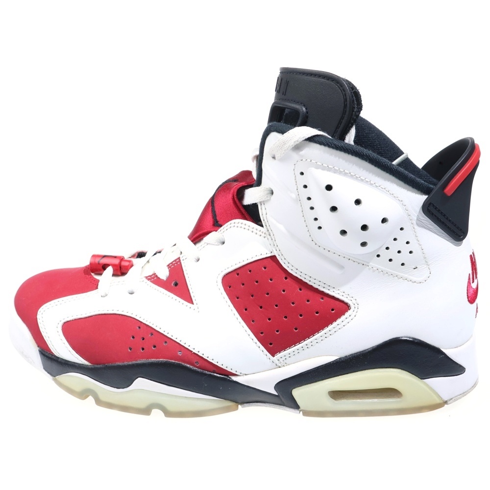 AIR JORDAN 6 RETRO Carmine CT8529-106 エアジョーダン6 レトロカーマイン ハイカットスニーカー レッド/ホワイト Bランク