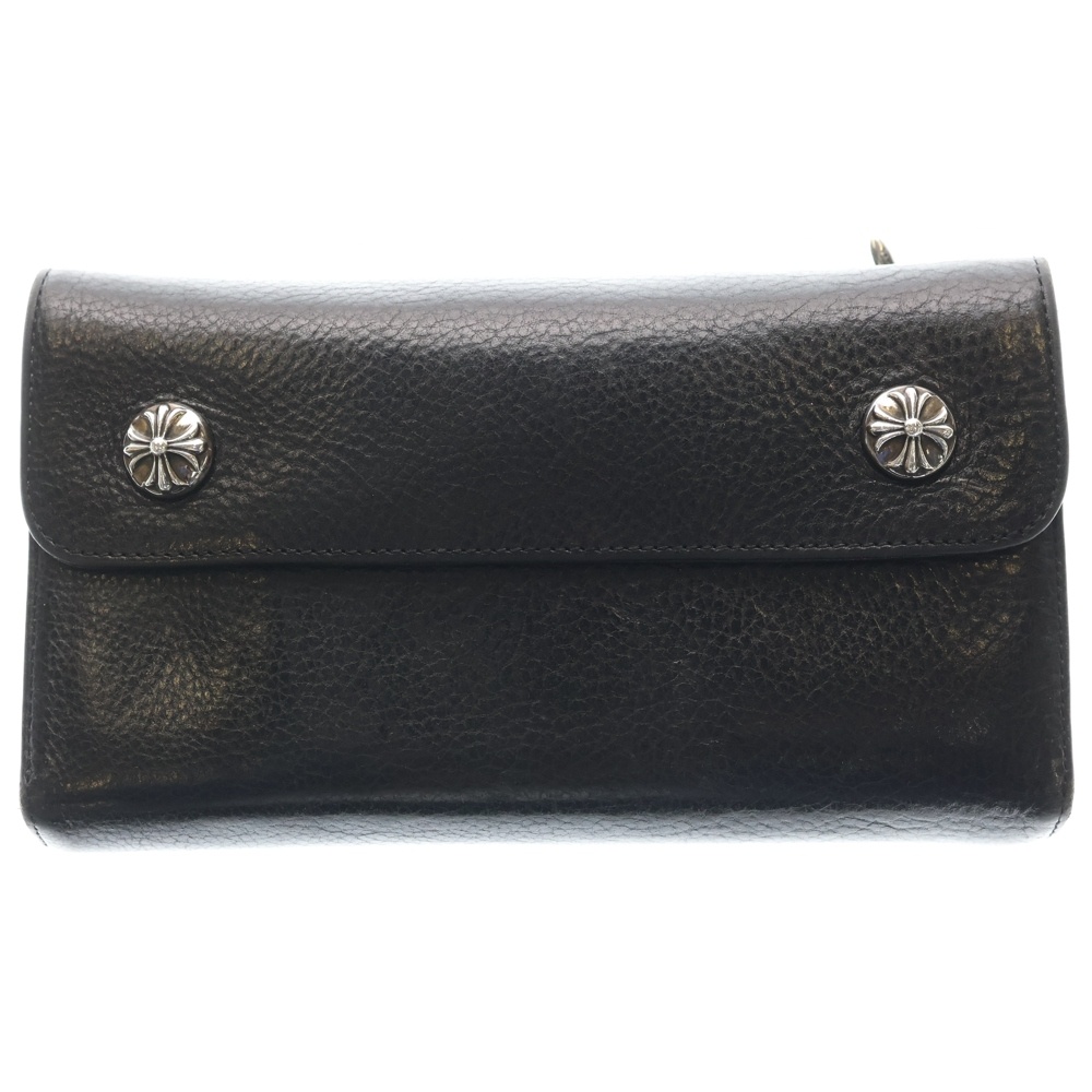 WAVE ウェーブ レザーウォレット 財布 ブラック Bランク