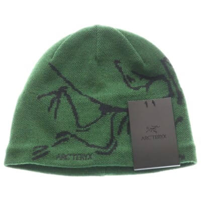 Bird Head Toque バードヘッドトゥーク ロゴ刺繍 ビーニー ニット帽 グリーン X000006756 Aランク
