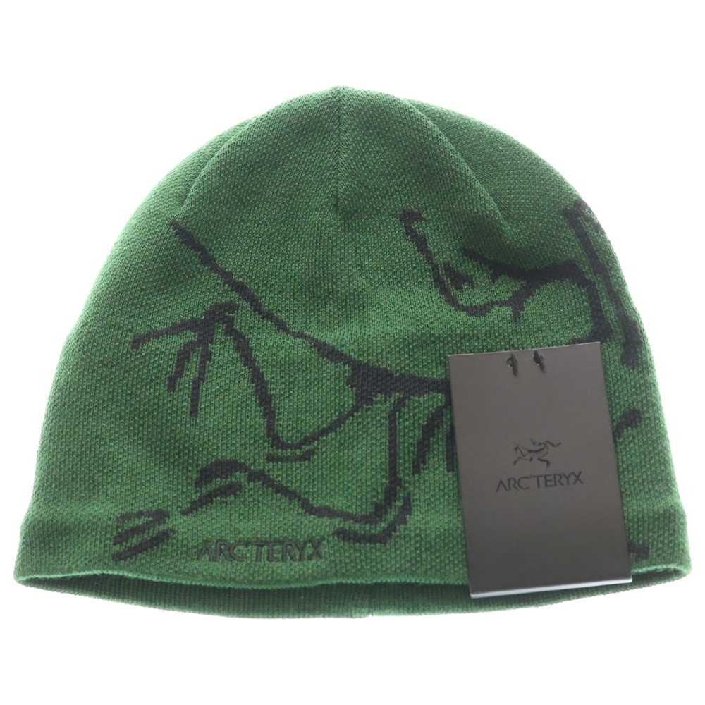 Bird Head Toque バードヘッドトゥーク ロゴ刺繍 ビーニー ニット帽 グリーン X000006756 Aランク