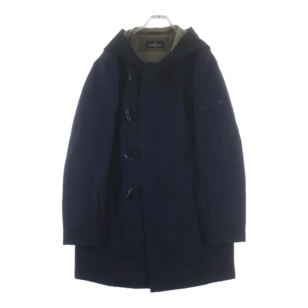 13AW Shadow Project Technical Wool Jacket 袖ロゴワッペン テクニカル ウール コート ネイビー/ブラック 4006186 Bランク