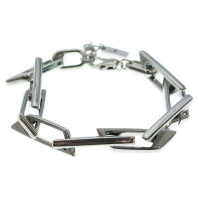 Dロゴ リンク ブレスレット シルバー Aランク