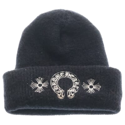WOOL WATCH CAP CHプラスホースシュー ビーニー ブラック Bランク