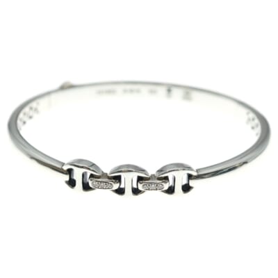 SIRKEL BRACELET WITH DIAMOND BRIDGES シルケル ブレスレット ウィズ ダイヤモンド ブリッジズ シルバー Aランク