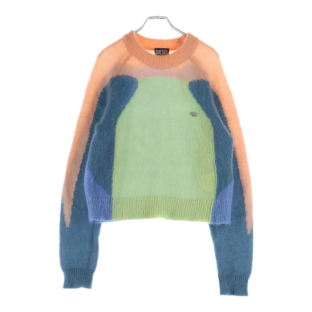 M-INA モヘア プルオーバーニット セーター マルチカラー A09453 Bランク