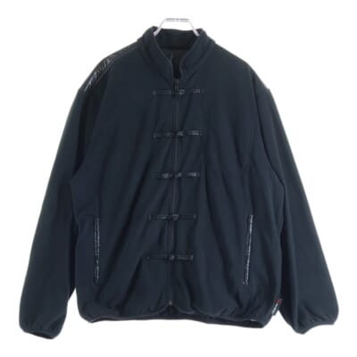 25AW × fragment design フラグメント Fleece China Jacket フリースジャケット チャイナジャケット ブラック UC2E9209 Bランク