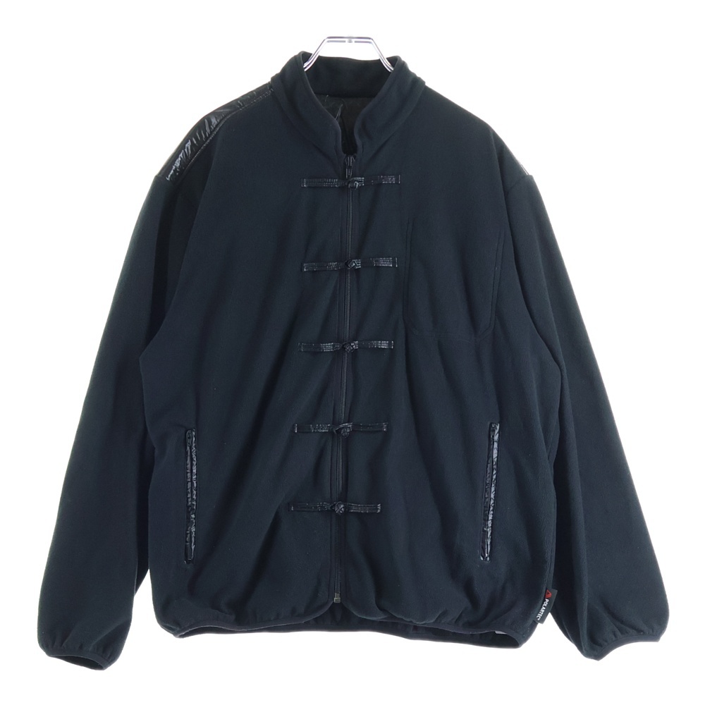 25AW × fragment design フラグメント Fleece China Jacket フリースジャケット チャイナジャケット ブラック UC2E9209 Bランク