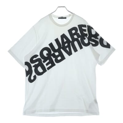20SS BIG LOGO PRINT ビックロゴプリント 半袖Tシャツ カットソー ホワイト S74GD0664 Bランク
