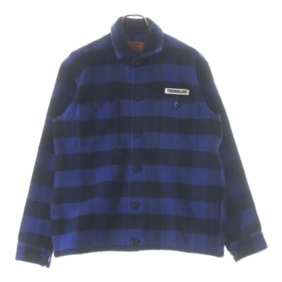 T-BUFFALO JKT バッファロー チェック ジャケット ブルー Bランク