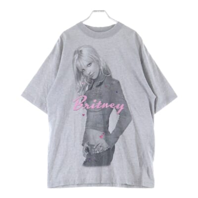 26SS Britney Spears t-shirt ブリトニースピアーズ オーバーサイズ 半袖Tシャツ カットソー グレー 764235 TTVJ8 Aランク
