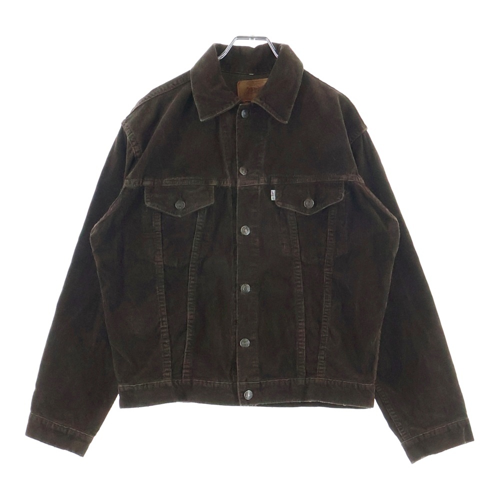 80s 70505 コーデュロイジャケット Gジャン ダークブラウン Bランク