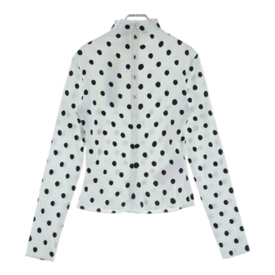 水玉柄 ドットカラーシャツ ホワイト TTMA0279A0 UTV994 Aランク