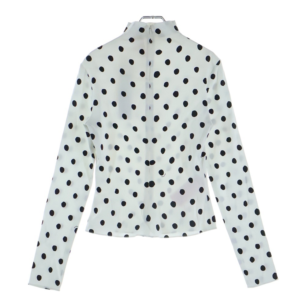 水玉柄 ドットカラーシャツ ホワイト TTMA0279A0 UTV994 Aランク