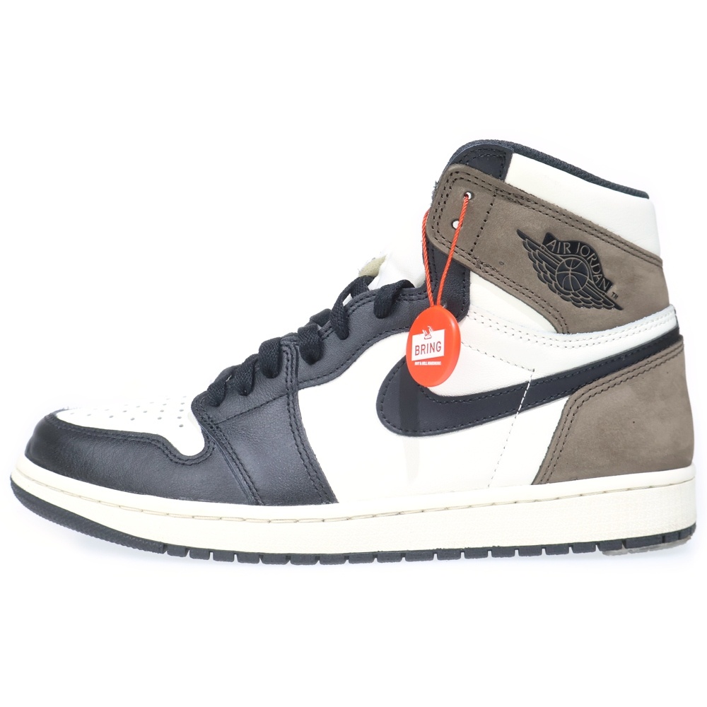 AIR JORDAN 1 RETRO HIGH OG DARK MOCHA エアジョーダン1 レトロ ダークモカ ハイカットスニーカー ブラウン USUS10/28.0cm 555088-105 Aランク