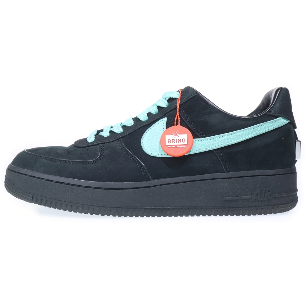 ×TIFFANY&CO AIR FORCE 1 LOW 1837 BLACK ×ティファニー エアフォース1 ローカットスニーカー シューズ ブラック US10/28cm DZ1382-001 Bランク