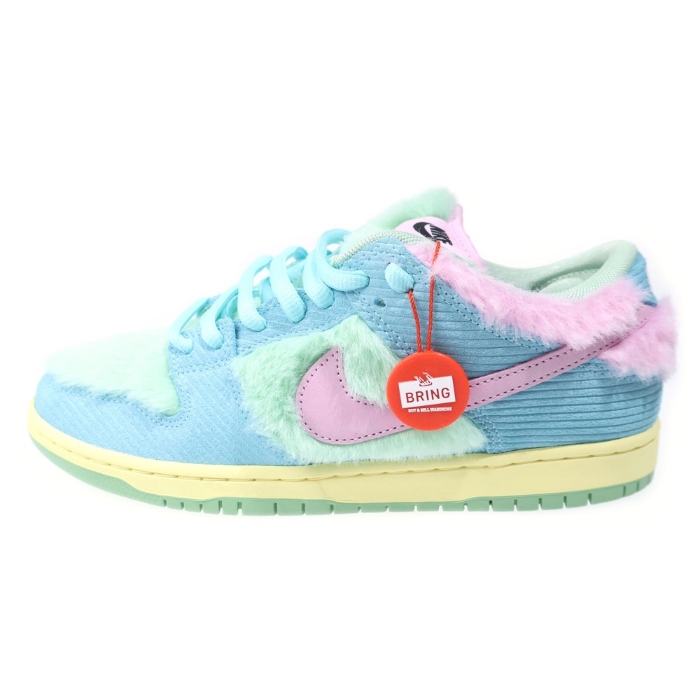 ×VERDY DUNK LOW PRO QS VISTY BLUE GAZE AND ENAMEL GREEN ヴェルディ ダンク プロ ヴィスティ ローカットスニーカー マルチカラー US8.5/26.5m FN6040-400 Bランク