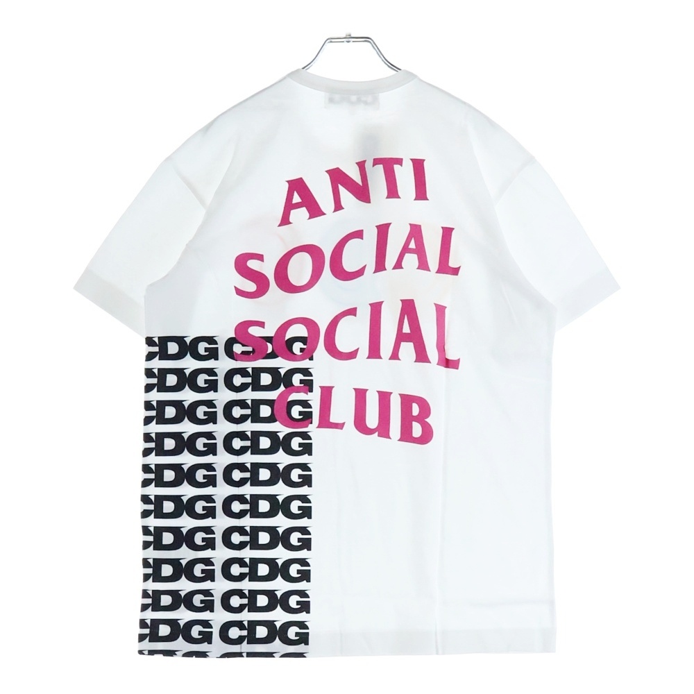 デザインロゴ クルーネック 半袖Tシャツ カットソー ホワイト SB-T005-051-1-5 Sランク