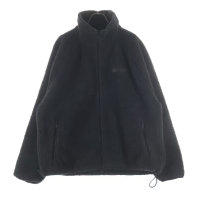 FLEECE FULL ZIP JACKET ボアフリース ジップアップジャケット ブラック Bランク