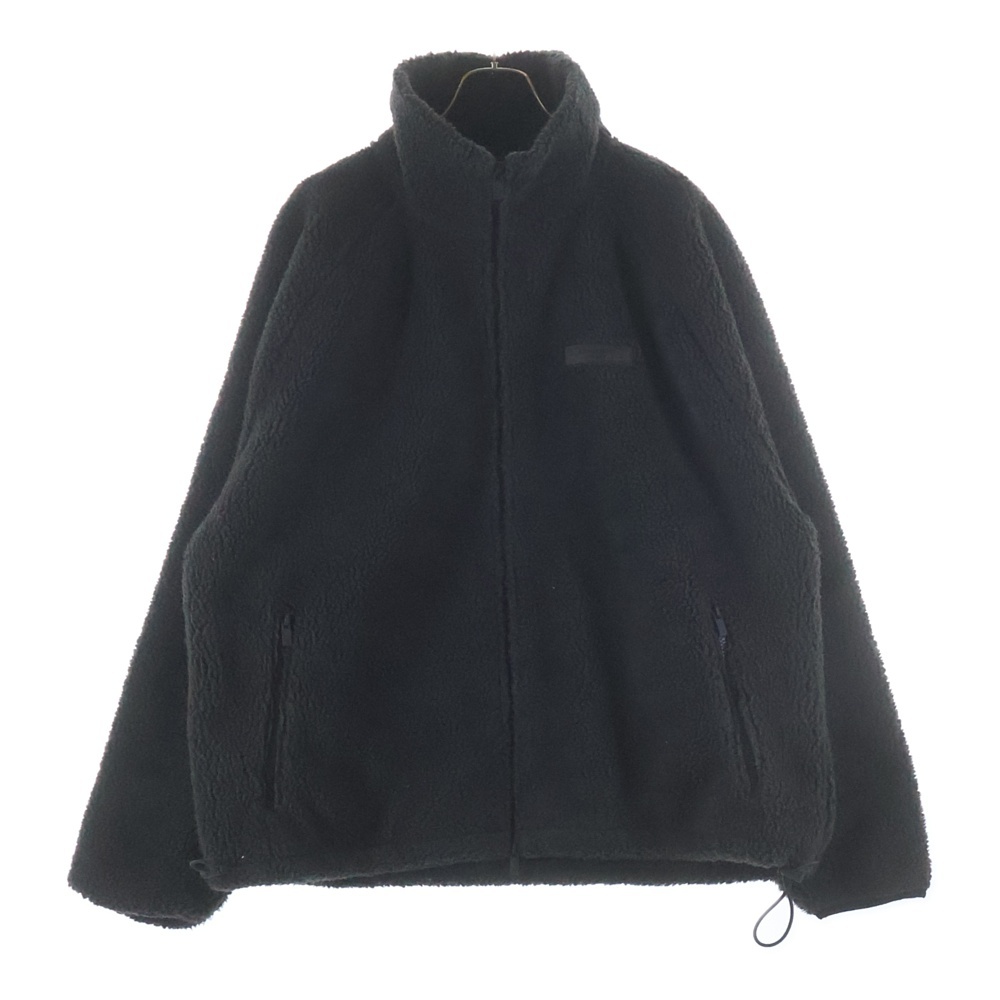 FLEECE FULL ZIP JACKET ボアフリース ジップアップジャケット ブラック Bランク