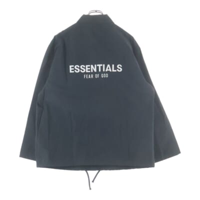 NYLON COACH JACKET バックラバーロゴ ナイロンコーチジャケット ブラック Bランク