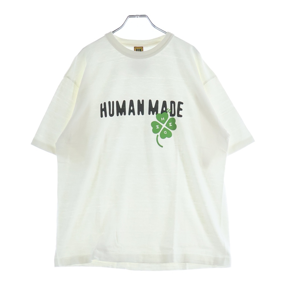 21SS Logo Tee フロントロゴ クルーネック 半袖Tシャツ カットソー ホワイト HM19TE023 Sランク