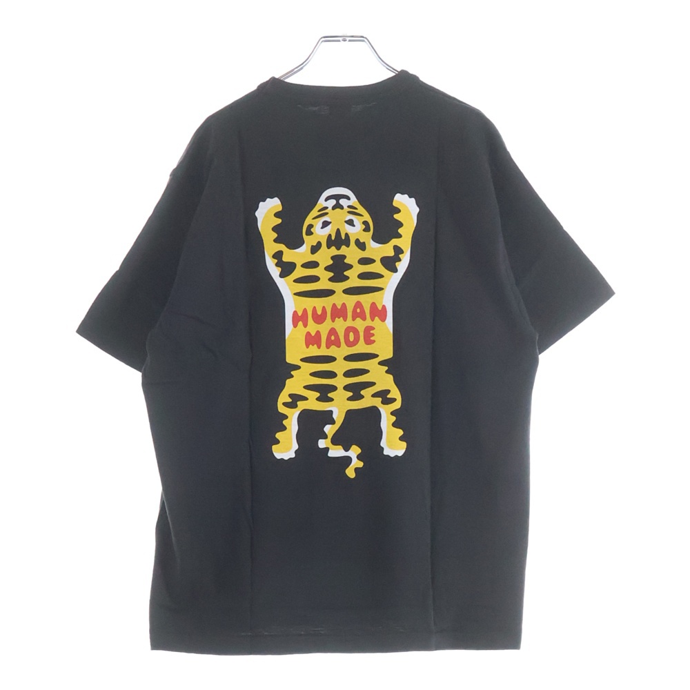 Heart Print Tee ハート プリント クルーネック 半袖Tシャツ カットソー ブラック HM19TE024 Sランク