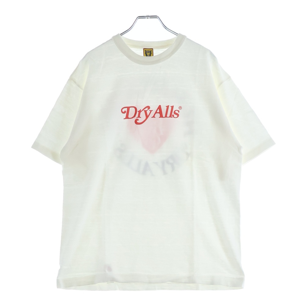 ×VERDY ヴェルディ クルーネック 半袖Tシャツ カットソー ホワイト HM18TE033 Sランク